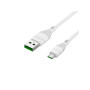 PZX v167 Fast Charging Cable 5A USB To Micro USB 1.2m Data Cable / Καλώδιο Φόρτισης και Μεταφοράς Δεδομένων - Χρώμα: Λευκό