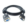 Καλώδιο VGA Male σε VGA Female 15PIN 1.5m - Χρώμα: Μαύρο