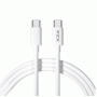 PZX V192C Καλώδιο Φόρτισης και Μεταφοράς Δεδομένων 20W Type-C To Type-C 1M - Χρώμα: Λευκό