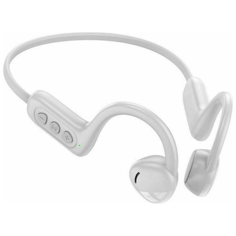 Borofone BE57 Sport Ασύρματα Bluetooth Ακουστικά με Αντοχή στον Ιδρώτα - Χρώμα: Άσπρο