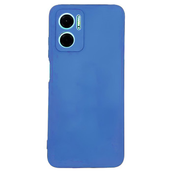 Θήκη Πλάτης Σιλικόνης Απλή για Xiaomi Redmi 10 5G - Χρώμα: Μπλε