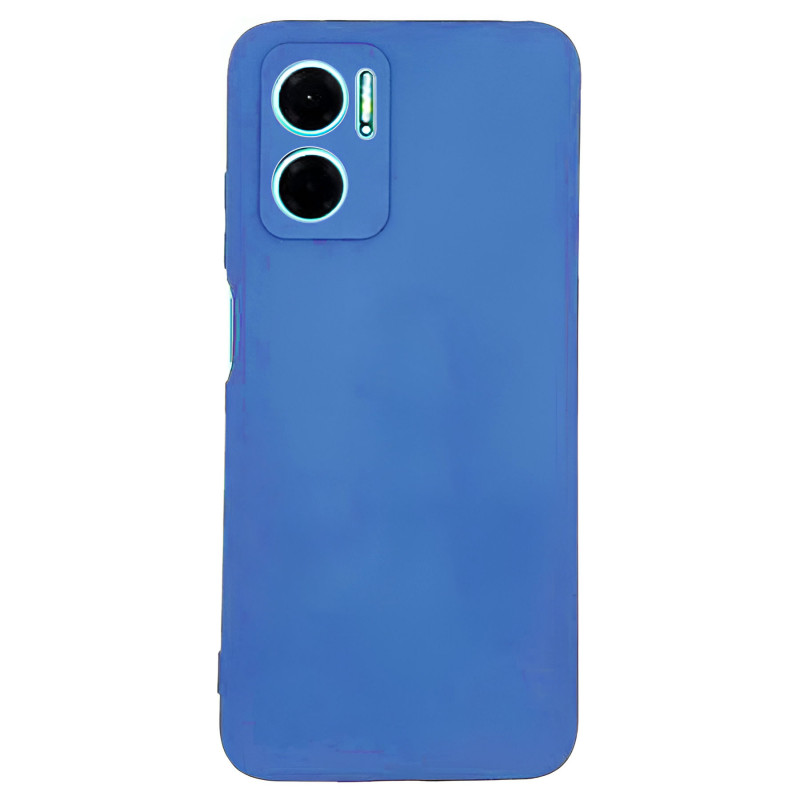 Θήκη Πλάτης Σιλικόνης Απλή για Xiaomi Redmi 10 5G - Χρώμα: Μπλε