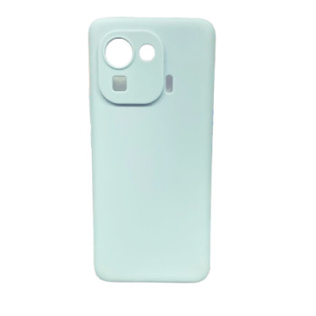 Θήκη Πλάτης Σιλικόνης Απλή για Xiaomi Mi 11 Pro - Χρώμα: Γαλάζιο