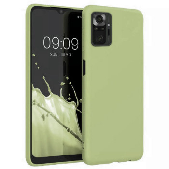 Θήκη Πλάτης Σιλικόνης Απλή για Xiaomi Poco M4 Pro 5G - Χρώμα: Λαδί