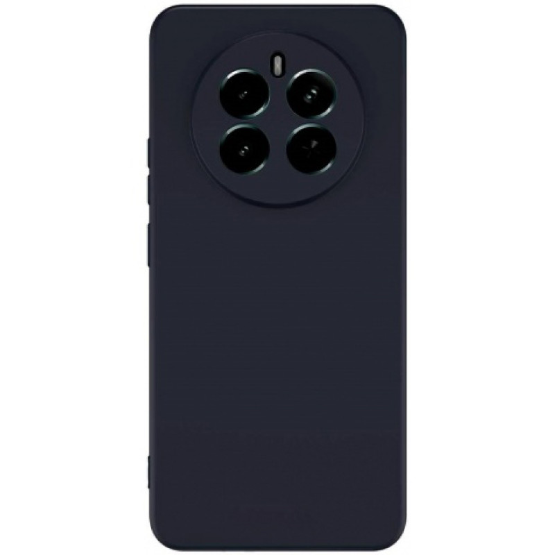 Θήκη Πλάτης Σιλικόνης Απλή για Realme 12 Plus 5G - Χρώμα: Μαύρο