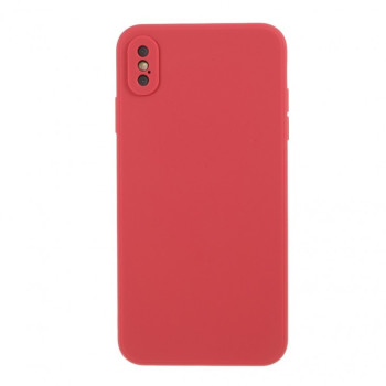Θήκη Πλάτης Σιλικόνης Soft για Apple iPhone X/XS - Χρώμα: Κόκκινο