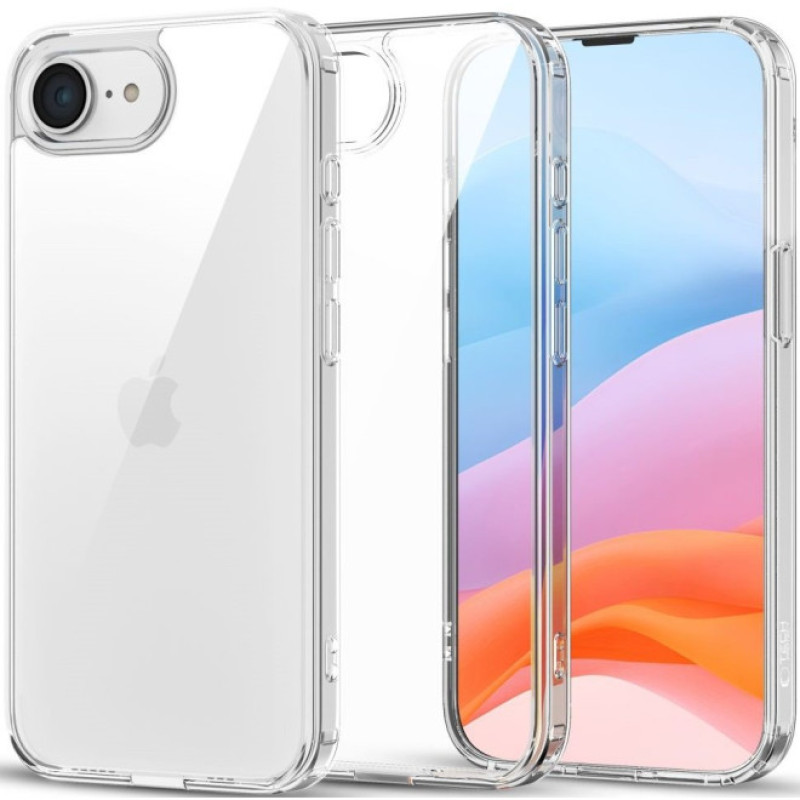 Θήκη Πλάτης Σιλικόνης Απλή για Apple iPhone 16e - Χρώμα: Διάφανο