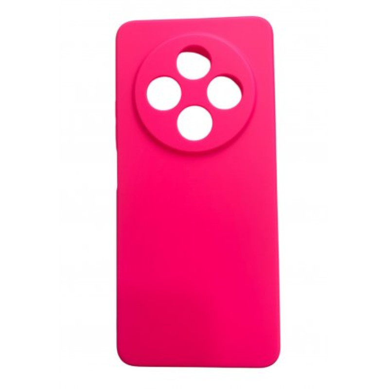 Θήκη Πλάτης Σιλικόνης Απλή για Xiaomi Redmi 14C / Poco C75 - Χρώμα: Φούξια