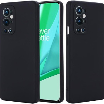 Θήκη Πλάτης Σιλικόνης Soft για Oneplus 9 Pro - Χρώμα: Μαύρο