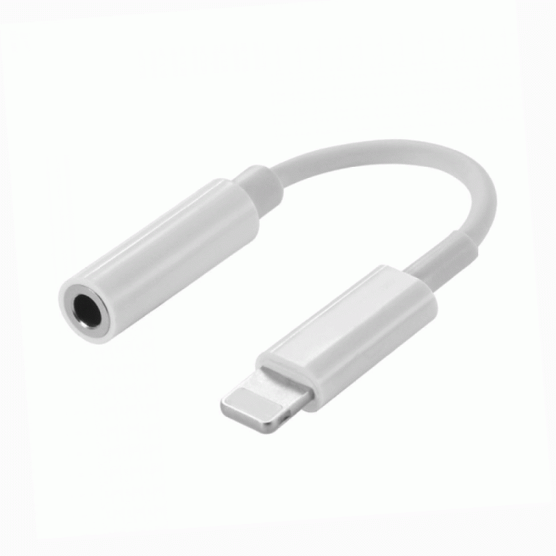 Μετατροπέας Lightning Male σε 3.5mm Female για iPhone - Χρώμα: Άσπρο