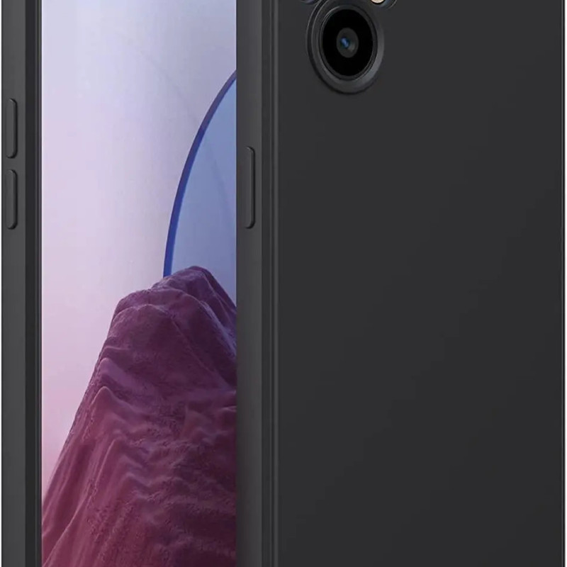 Θήκη Πλάτης Σιλικόνης Soft για Oppo Reno8 Lite - Χρώμα: Μαύρο