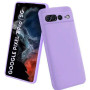 Θήκη Πλάτης Σιλικόνης Soft για Google Pixel 7 Pro - Χρώμα: Λιλά