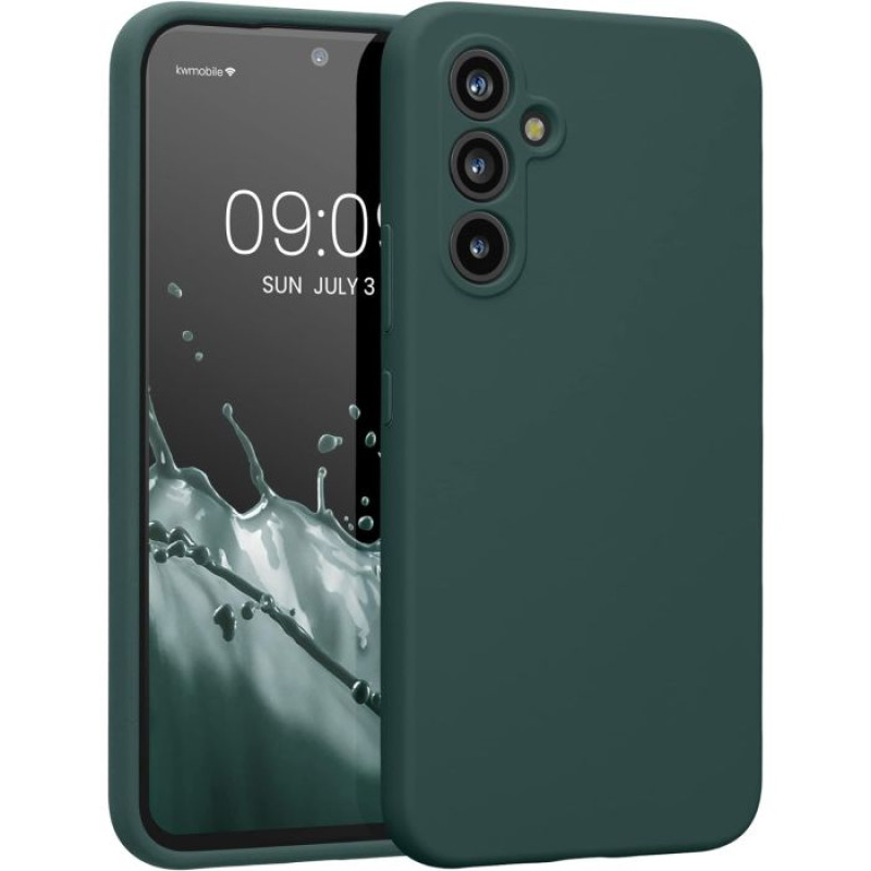 Θήκη Πλάτης Σιλικόνης Soft για Samsung Galaxy A05S - Χρώμα: Σκούρο Πράσινο