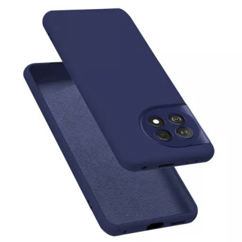 Θήκη Πλάτης Σιλικόνης Soft για OnePlus 12 5G - Χρώμα: Σκούρο Μπλε