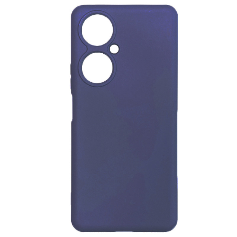 Θήκη Πλάτης Σιλικόνης Soft για Huawei Nova 11i - Χρώμα: Σκούρο Μπλε