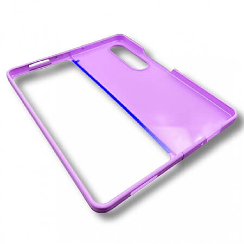 Θήκη Πλάτης Πλαστική για Samsung Galaxy Z Fold 5 - Χρώμα: Μωβ