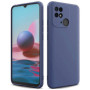 Θήκη Πλάτης Σιλικόνης Soft για Xiaomi Redmi 10C - Χρώμα: Σκούρο Μπλε