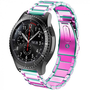 Μεταλλικό Λουράκι Stainless Steel για Apple Watch 42 / 44 / 45mm - Χρώμα: Πολύχρωμο