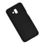 Θήκη Πλάτης Πλαστική με Πλαίσιο Σιλικόνης Samsung Galaxy J6 Plus - Χρώμα: Μαύρο