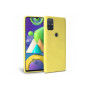 Θήκη Πλάτης Σιλικόνης Απλή για Samsung Galaxy A21 - Χρώμα: Κίτρινο