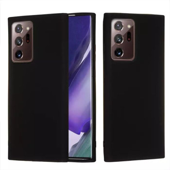 Θήκη Πλάτης Σιλικόνης Soft για Samsung Galaxy Note 20 - Χρώμα: Μαύρο