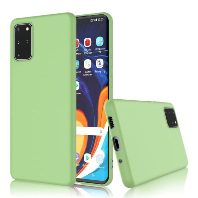 Θήκη Πλάτης Σιλικόνης Απλή για Samsung Galaxy A03S - Χρώμα: Ανοιχτό Πράσινο