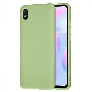 Θήκη Πλάτης Σιλικόνης Απλή για Xiaomi Redmi 7A - Χρώμα: Ανοιχτό Πράσινο