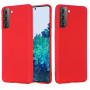 Θήκη Πλάτης Σιλικόνης Soft για Samsung Galaxy S21 Plus - Χρώμα: Κόκκινο