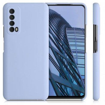 Θήκη Πλάτης Σιλικόνης Απλή για Huawei P Smart 2021 - Χρώμα: Baby Blue