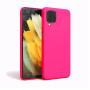 Θήκη Πλάτης Σιλικόνης Απλή για Samsung A127 Galaxy A12 - Χρώμα: Σκούρο Φούξια