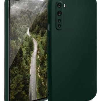 Θήκη Πλάτης Σιλικόνης Soft για Oneplus Nord 5G - Χρώμα: Σκούρο Πράσινο