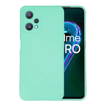 Θήκη Πλάτης Σιλικόνης Απλή για Realme 9 Pro Plus - Χρώμα: Τιρκουάζ