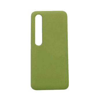 Θήκη Πλάτης Σιλικόνης Απλή για Xiaomi Mi 10 / Mi 10 Pro - Χρώμα: Λαδί