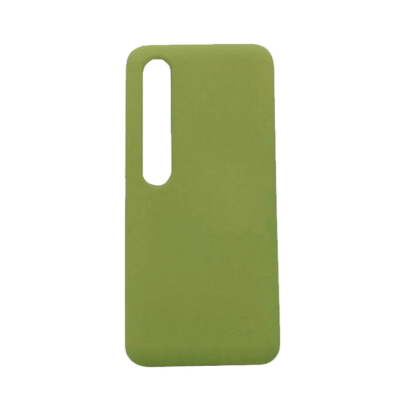 Θήκη Πλάτης Σιλικόνης Απλή για Xiaomi Mi 10 / Mi 10 Pro - Χρώμα: Λαδί