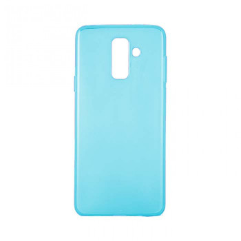 Θήκη Πλάτης Σιλικόνης Απλή για Samsung Galaxy A6 2018 - Χρώμα: Γαλάζιο