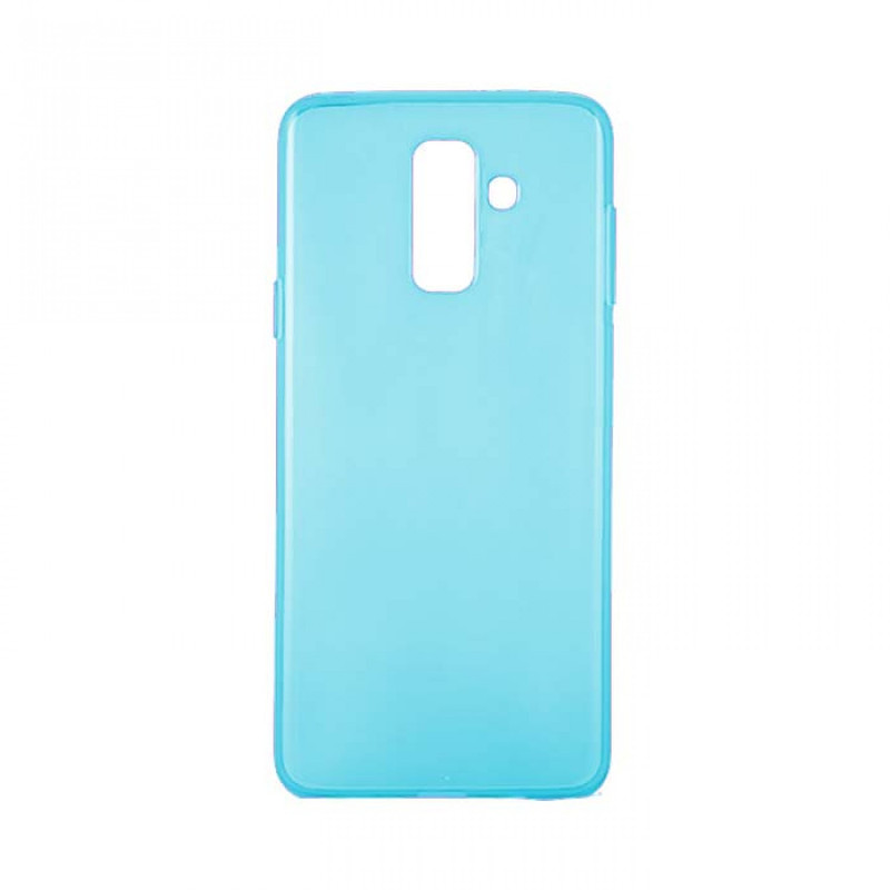 Θήκη Πλάτης Σιλικόνης Απλή για Samsung Galaxy A6 2018 - Χρώμα: Γαλάζιο