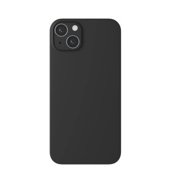 Θήκη Πλάτης Σιλικόνης Soft για Apple iPhone 15 Plus - Χρώμα: Μαύρο