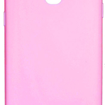 Θήκη Πλάτης Σιλικόνης Απλή για Samsung Galaxy J7 2017 - Χρώμα: Ρόζ