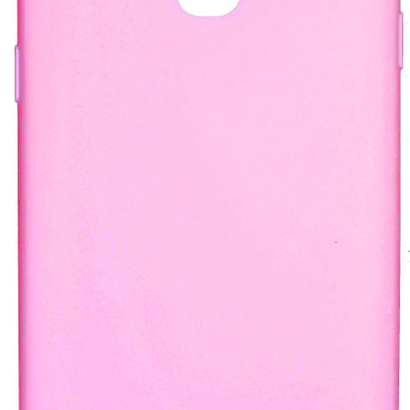Θήκη Πλάτης Σιλικόνης Απλή για Samsung Galaxy J7 2017 - Χρώμα: Ρόζ