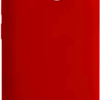 Θήκη Πλάτης Σιλικόνης Απλή για Xiaomi Redmi 6 - Χρώμα: Κόκκινο