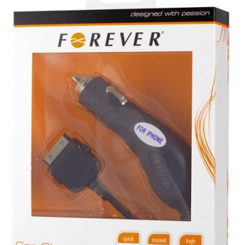 Forever Φορτιστής αυτοκινήτου iPhone 3G 3GS 4g 4s 1100 mAh HQ Forever Φορτιστής αυτοκινήτου iPhone 3G 3GS 4g 4s 1100 mAh HQ
