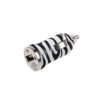 Forever - Zebra Car Charger with cable for iPhone 4/4s Forever - Zebra Car Charger with cable for iPhone 4/4s