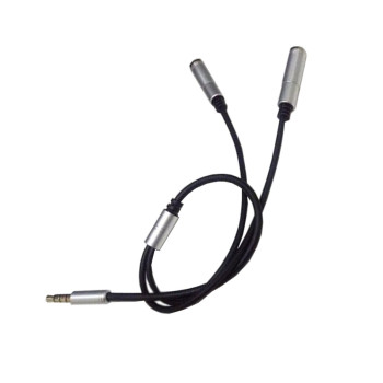 QIHANG QH-M150 3.5mm Male to Dual Female (microphone and headset) Stereo Jack  Cable