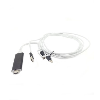 Αντάπτορας HDMI 2 σε 1 HDTV καλώδιο για lightning και micro-USB συσκευές Model: OT-7537 Αντάπτορας HDMI 2 σε 1 HDTV καλώδιο για lightning και micro-USB συσκευές Model: OT-7537