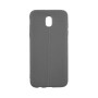 Θήκη Πλάτης Σιλικόνης Litchi για Samsung J530F Galaxy J5 2017 - Χρώμα: Γκρι