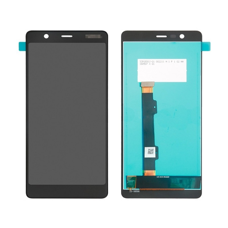 Οθόνη LCD με Μηχανισμό Αφής για Nokia 5.1 - Χρώμα: Μαύρο