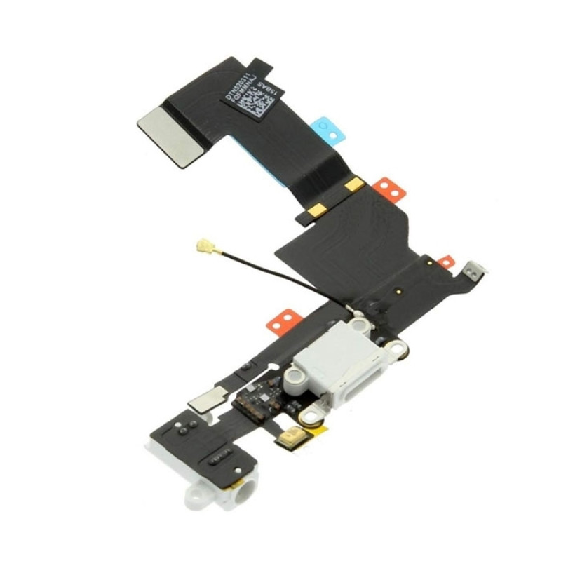 Καλωδιοταινία Φόρτισης / Charging Flex για iPhone 5S - Χρώμα: Λευκό