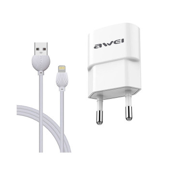 Awei C-832 Φορτιστής USB/Lightning Fast Charging and Data Cable - Χρώμα: Λευκό Awei C-832 Φορτιστής USB/Lightning Fast Charging and Data Cable - Χρώμα: Λευκό