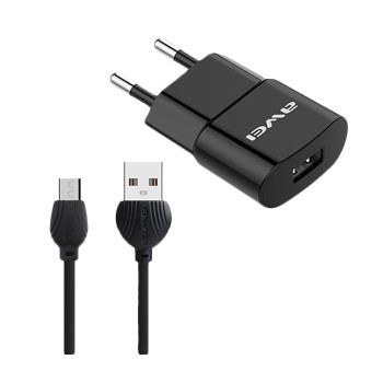 Awei C-831 Φορτιστής USB/Micro USB Fast Charging and Data Cable - Χρώμα: Μαύρο Awei C-831 Φορτιστής USB/Micro USB Fast Charging and Data Cable - Χρώμα: Μαύρο