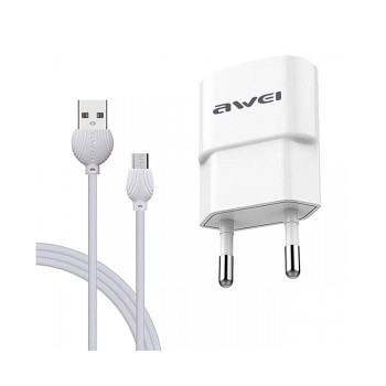 Awei C-831 Φορτιστής USB/Micro USB Fast Charging and Data Cable - Χρώμα: Λευκό Awei C-831 Φορτιστής USB/Micro USB Fast Charging and Data Cable - Χρώμα: Λευκό